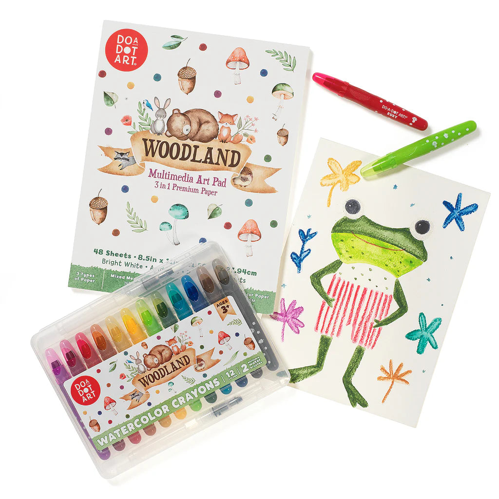 Do A Dot Art! - Woodland 3-in-1 Mixed Media Art Pad 48 Sheets