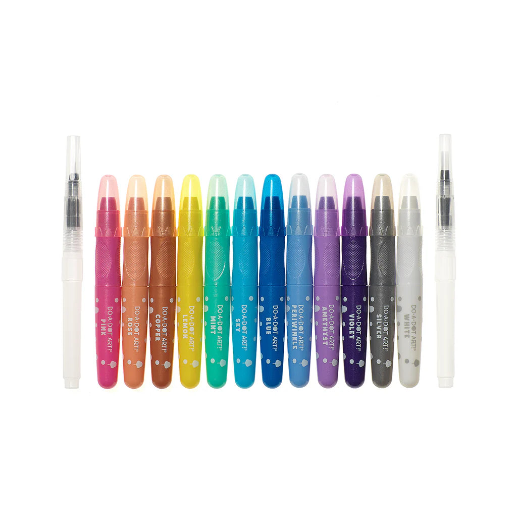 Do-A-Dot-Art! - Cotton Candy Shimmer Watercolor Crayons 12pk