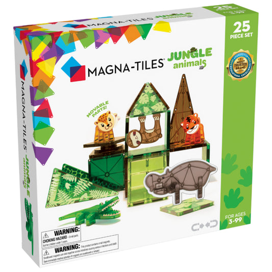 Magna-Tiles - Jungle Animals 25-Piece Set