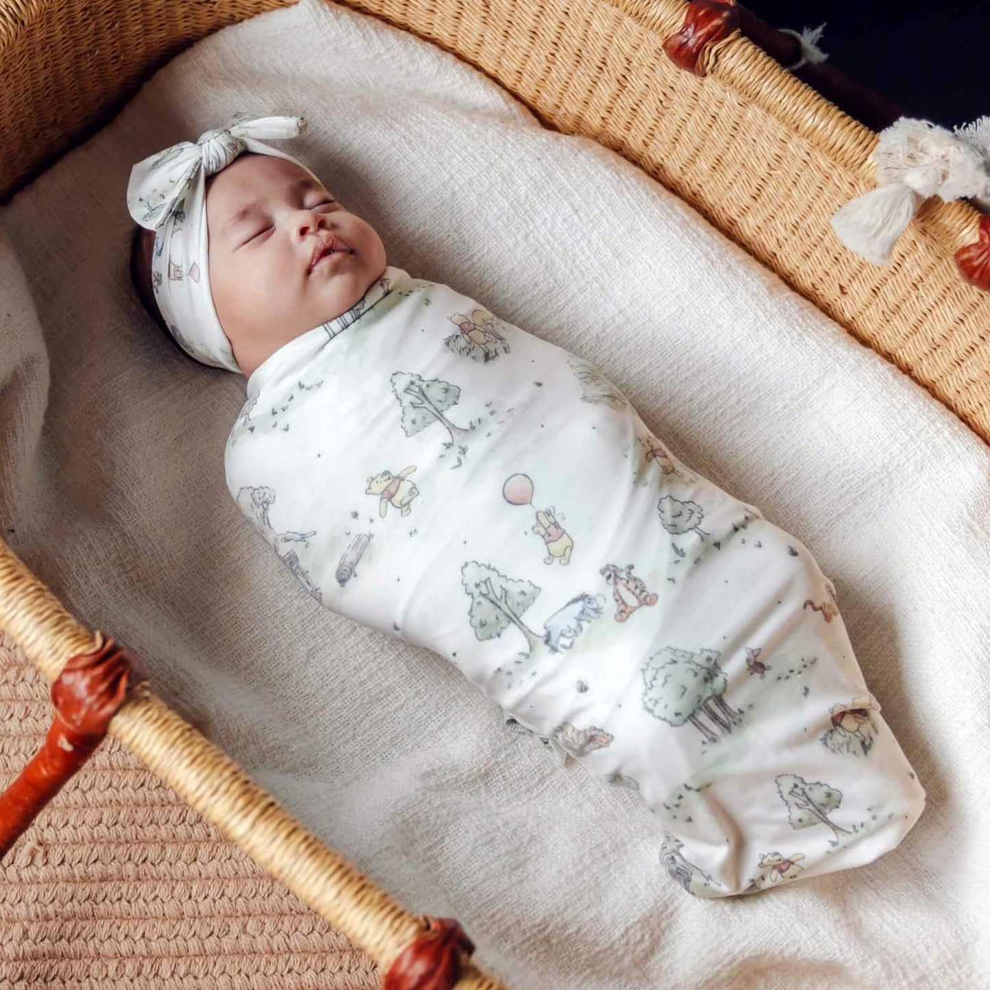 Copper Pearl - Hundred Acre Wood Swaddle Blanket
