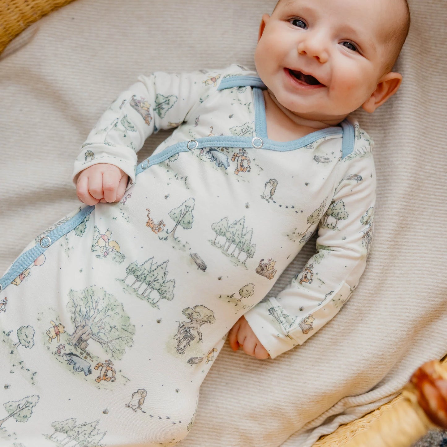 Copper Pearl - Hundred Acre Wood Newborn Knotted Gown