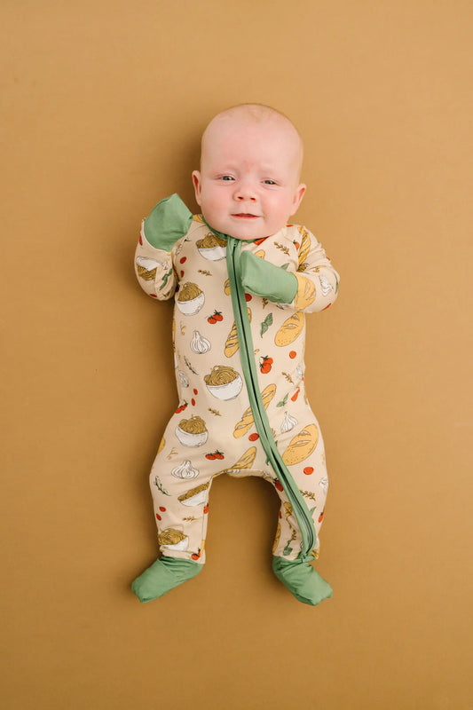 Little One Shop - Pasta Party Bamboo Sleeper