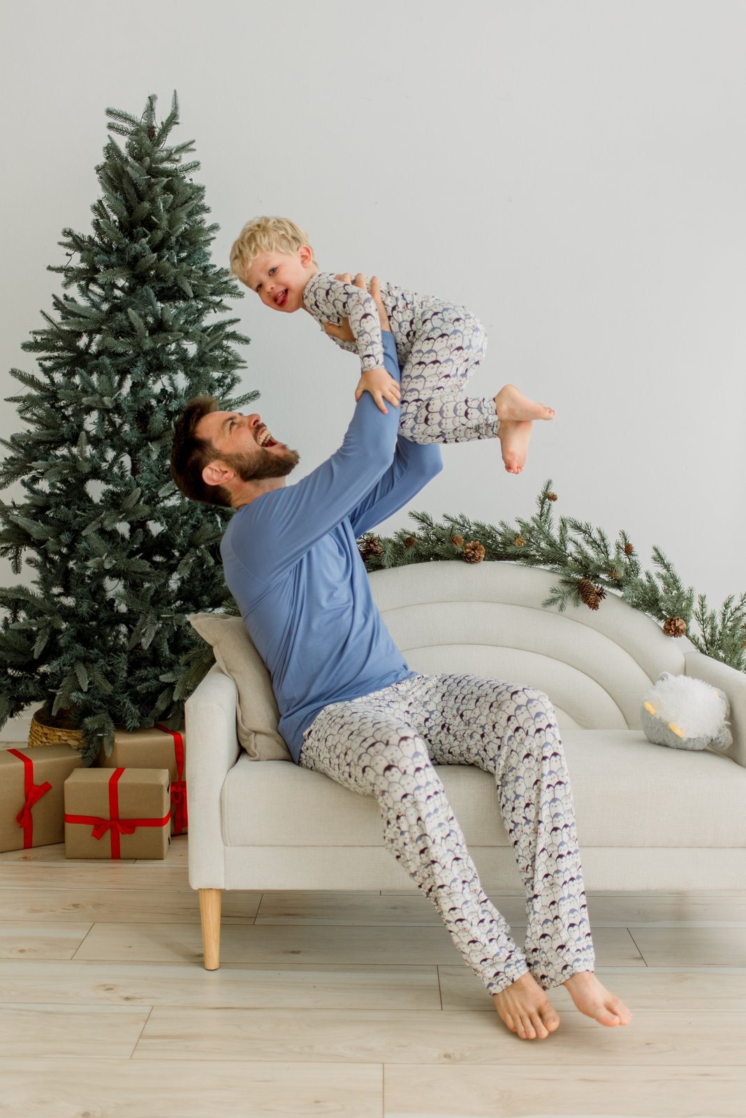 KicKee Pants - Moonlight Penguin Long Sleeve Pajama Set