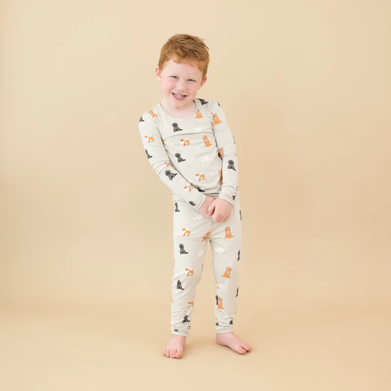 Kyte Baby - Fluffy Dog - Long Sleeve Pajamas