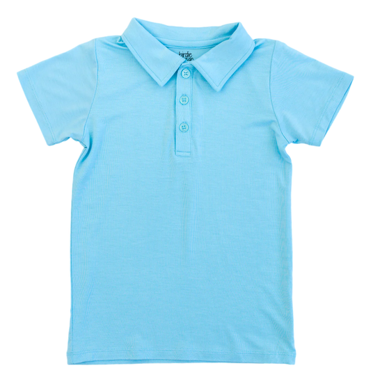 Birdie Bean - Light Blue Polo Shirt