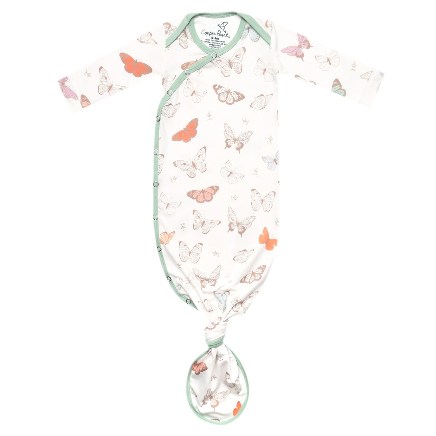 Copper Pearl - Luna Newborn Knotted Gown