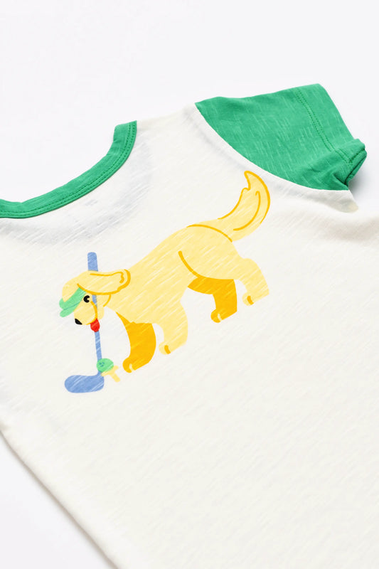 Monica + Andy - Short Sleeve Crewneck Tee: Golf Day