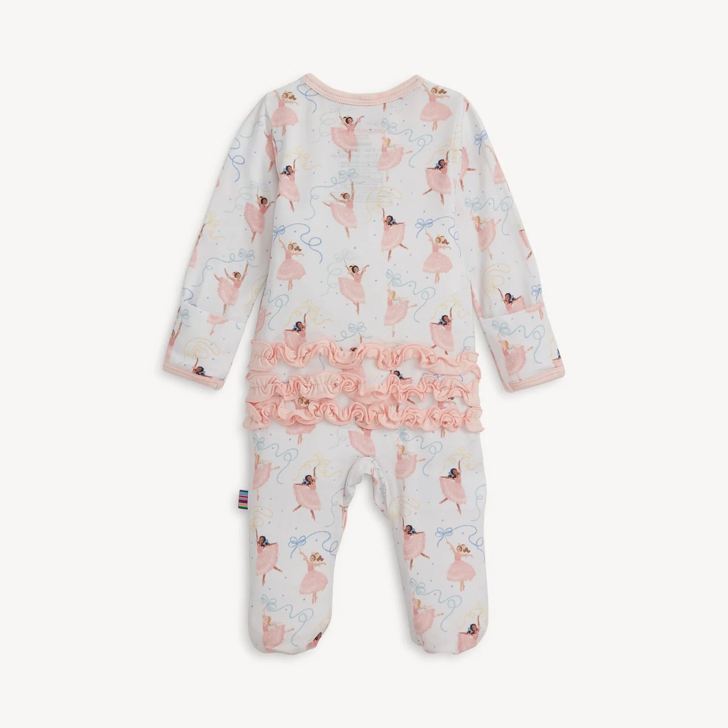 Magnetic Me - Pretty Plies Modal Footie w/ Ruffle