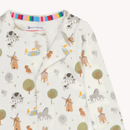 Magnetic Me - Funny Farm Organic Cotton Footie