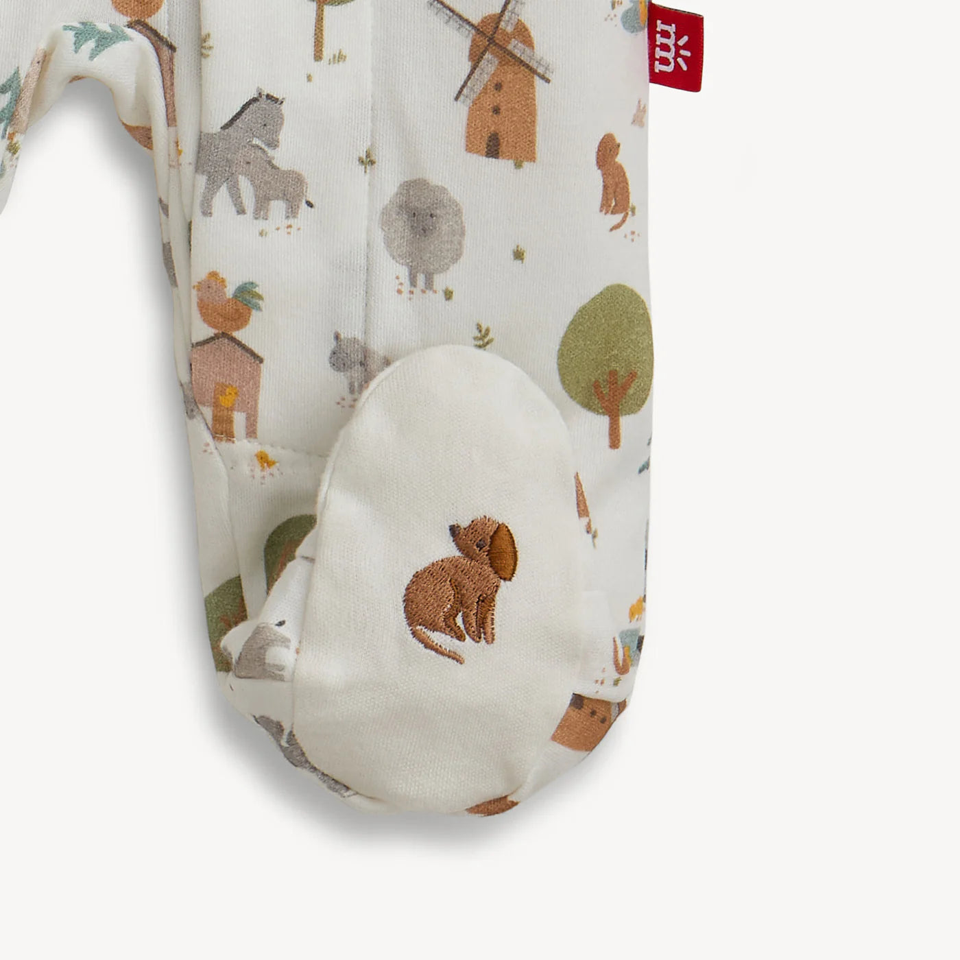 Magnetic Me - Funny Farm Organic Cotton Footie