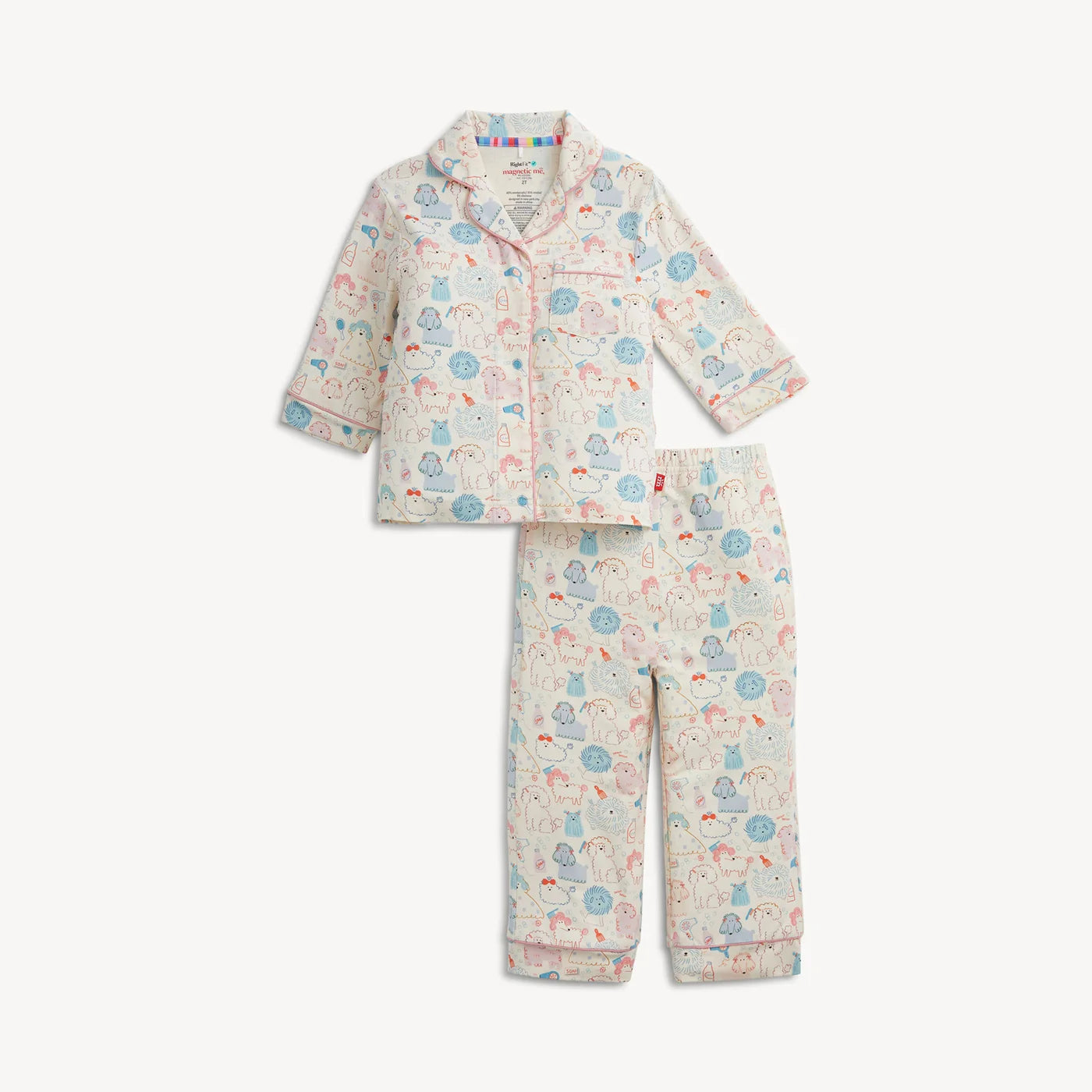 Magnetic Me - Poodle Pawlor Right Fit L/S PJ Set