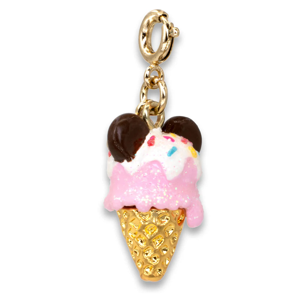 High IntenCity - Charm It! Gold Mickey Ice Cream Charm