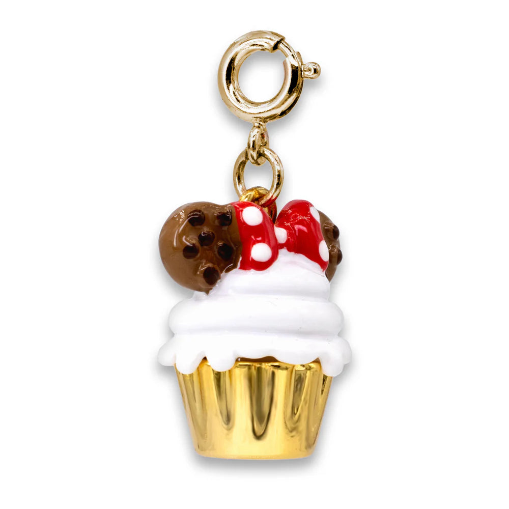 High IntenCity - Charm It! Gold Minnie Cupcake Charm