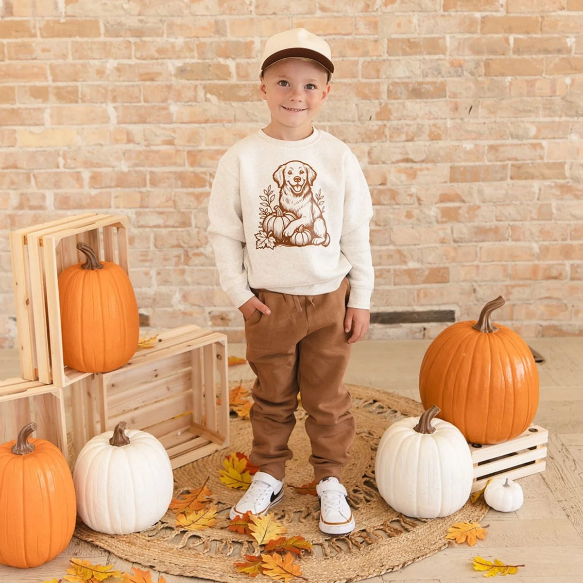 Sweet Wink - Golden Retriever Harvest Sweatshirt