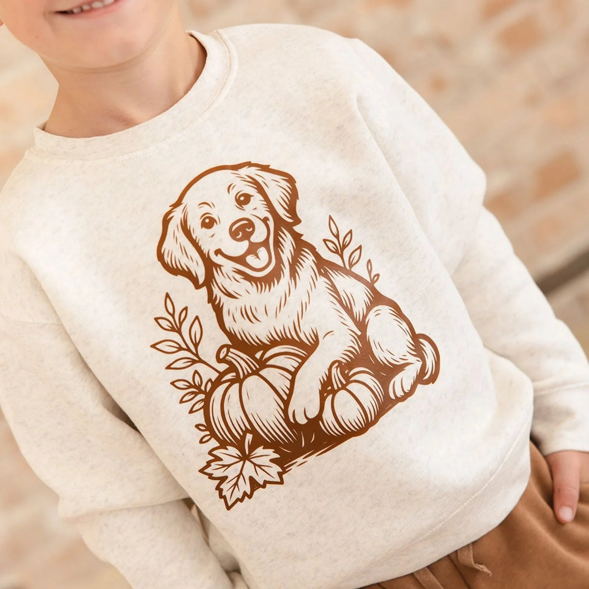 Sweet Wink - Golden Retriever Harvest Sweatshirt