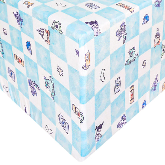 Copper Pearl - Monsters, Inc. Medley Premium Knit Fitted Crib Sheet
