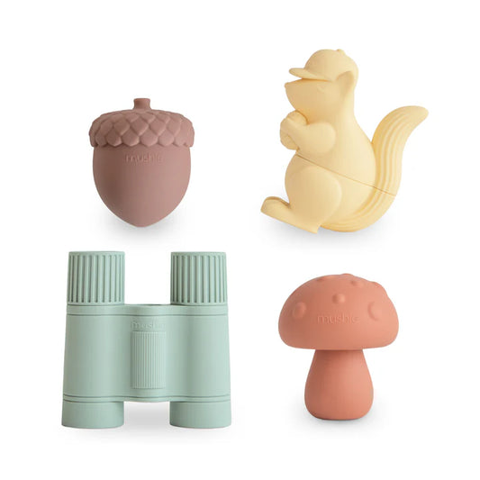 Mushie - Nature Mold Free Bath Play Set (4pk)
