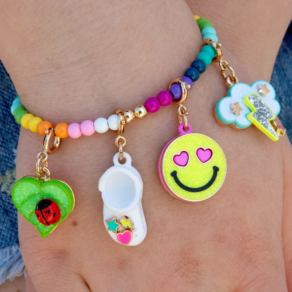 High IntenCity - Charm It! Gold Rubber Clog Charm
