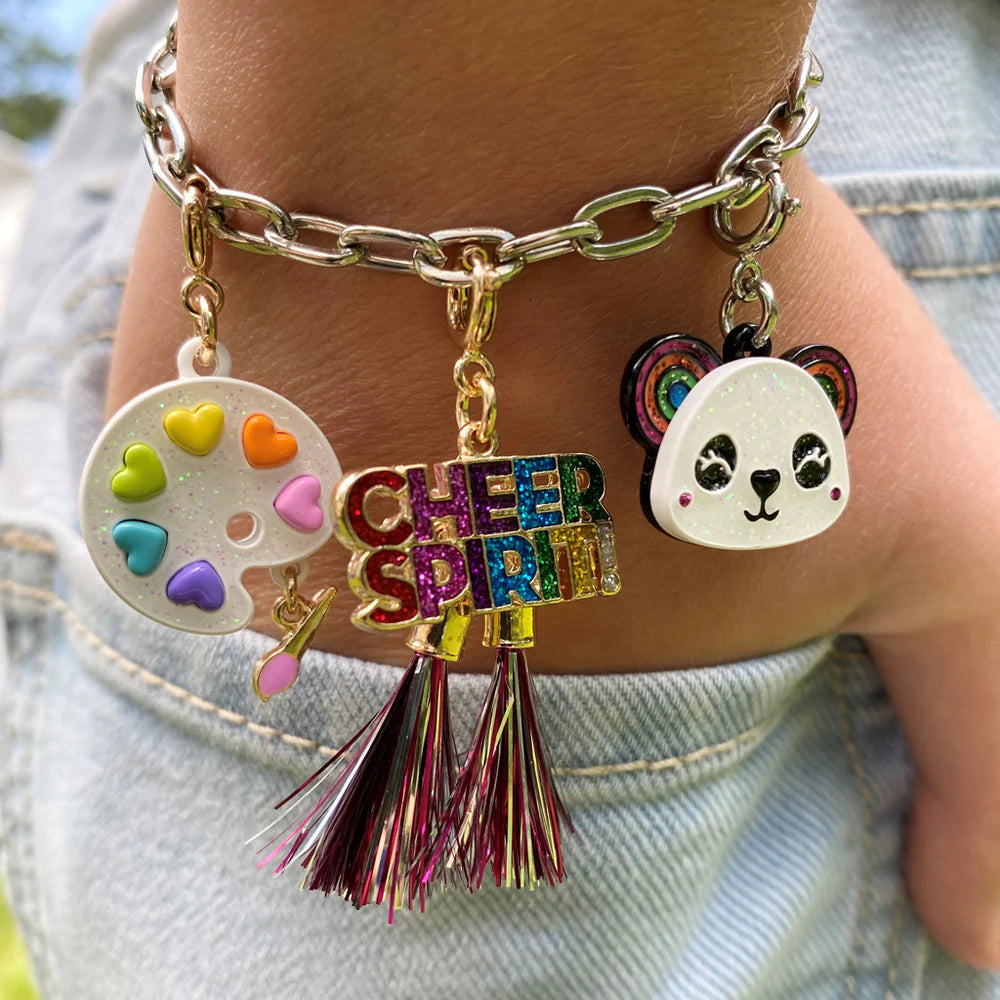 High IntenCity - Charm It! Gold Cheer Spirit Charm