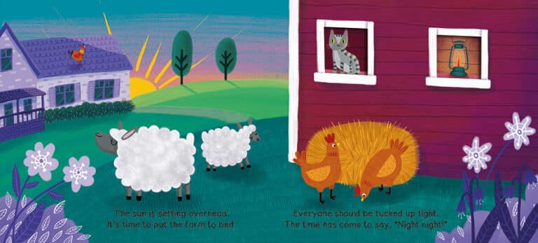 Night Night Farm Padded Book
