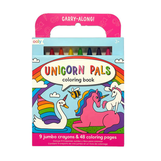 Ooly - Unicorn Pals Carry Along Coloring Book