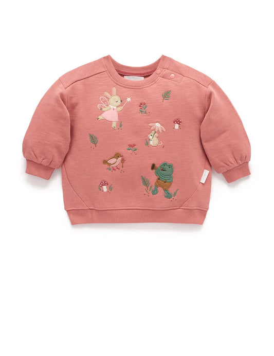 Purebaby - Embroidered Windcheater - Lilly Pilly