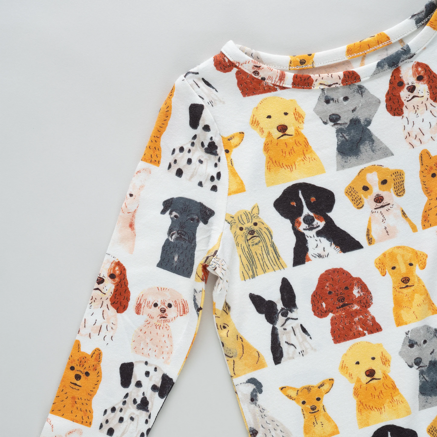 Pink Chicken - Bamboo PJ Set - Small Watercolor Dogs