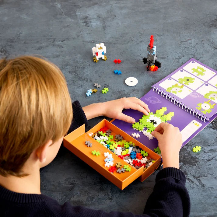 Plus Plus - Puzzle by Number Activity Pad - Space