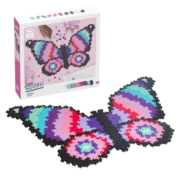 Plus Plus - Puzzle by Number 800 pc Butterfly