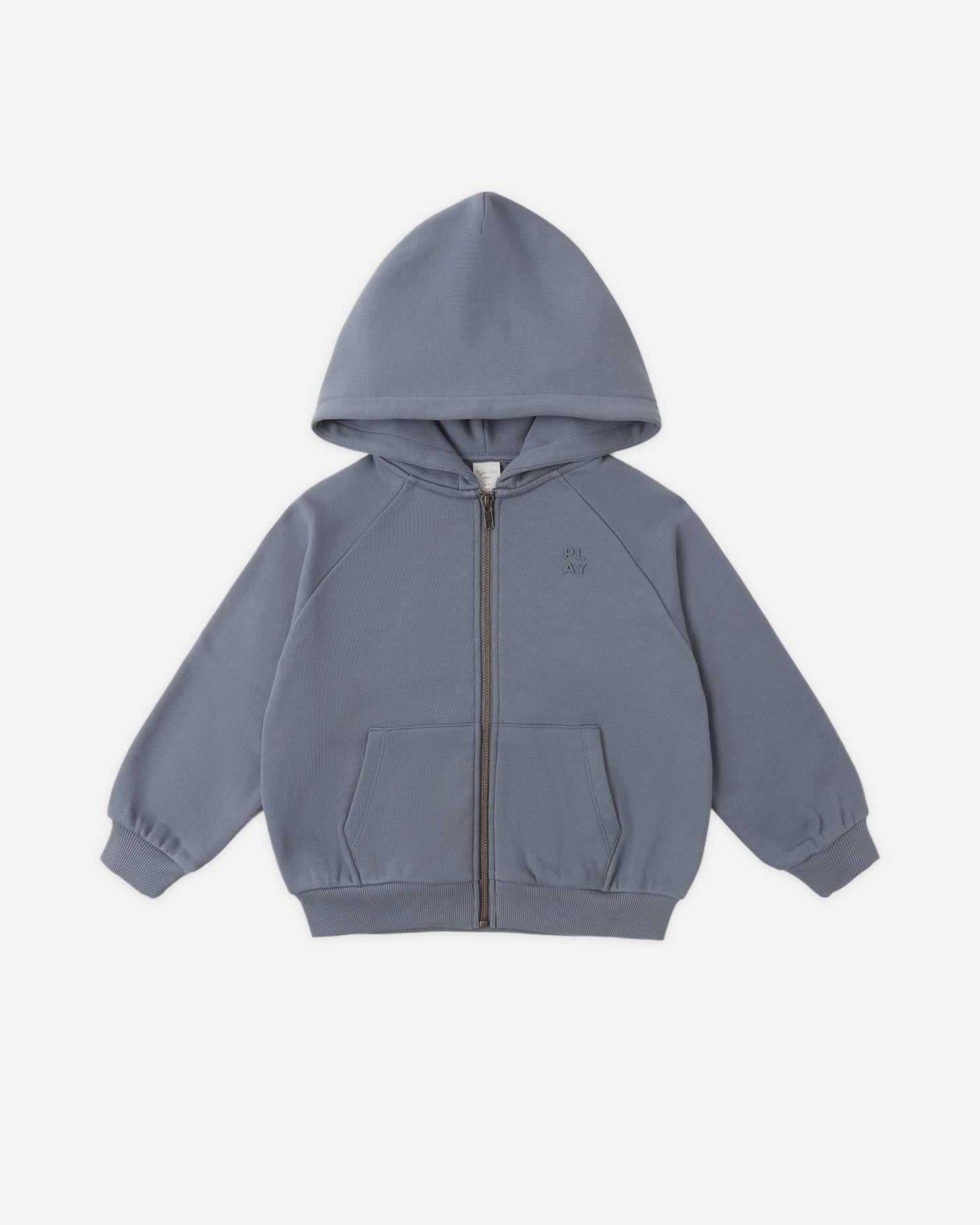 Rylee + Cru - Zip Raglan Hoodie || Marine