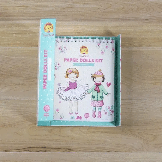 Tiger Tribe - Paper Dolls Kit - Vintage