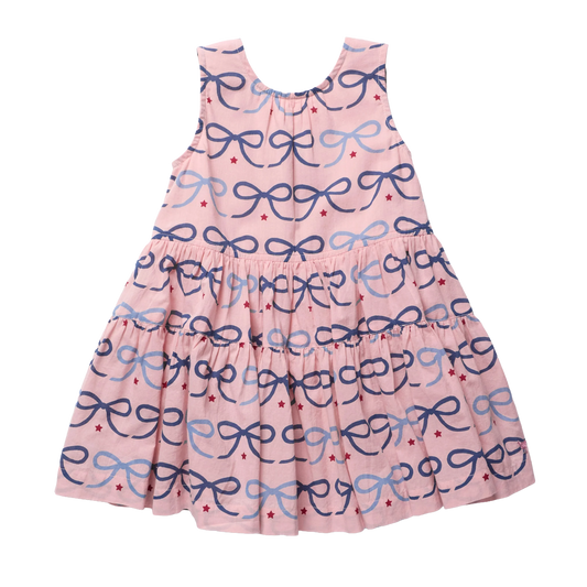 Pink Chicken - Eloise Dress - Pink Bows