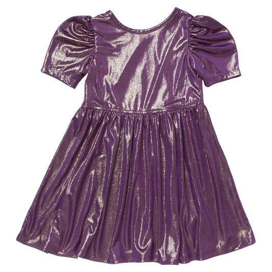 Pink Chicken - Lame Laurie Dress - Deep Purple