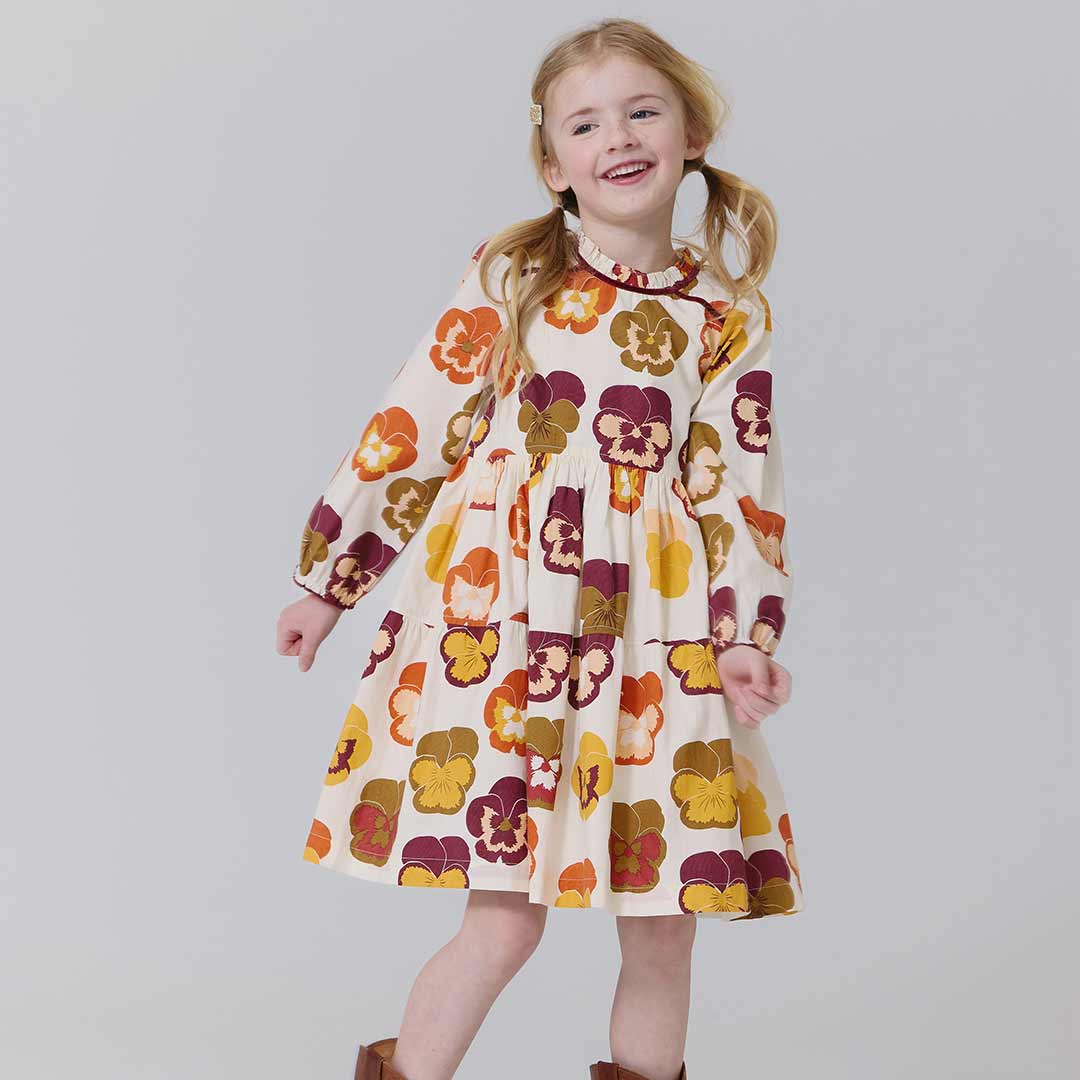 Pink Chicken - Autumn Pansies | Charlie Dress