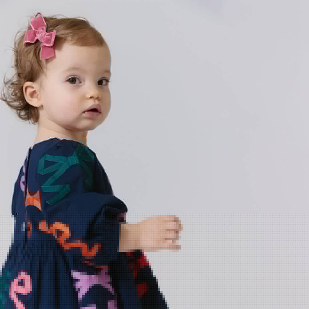 Pink Chicken -  Multi Bow Applique | Baby Girl Brooke Dress Set