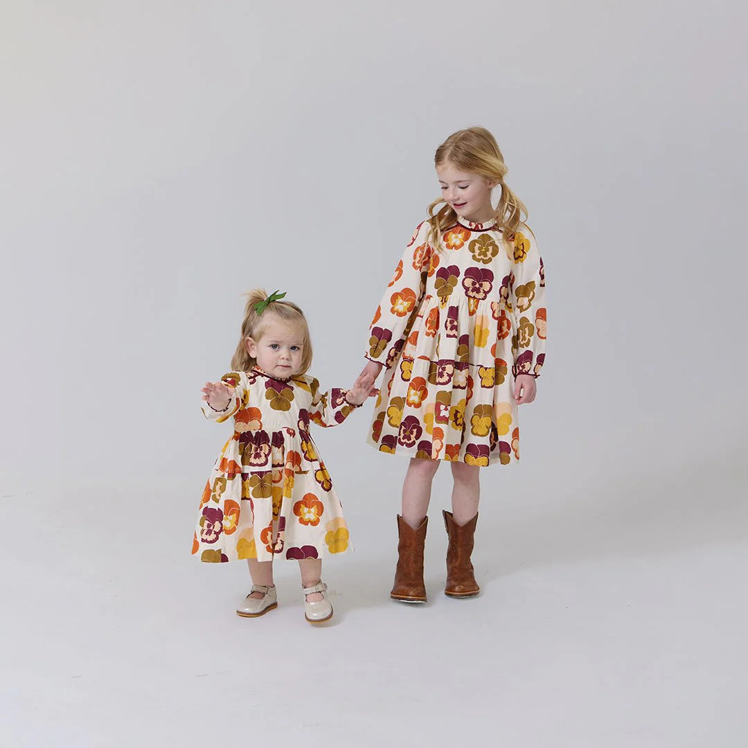 Pink Chicken - Autumn Pansies | Charlie Dress