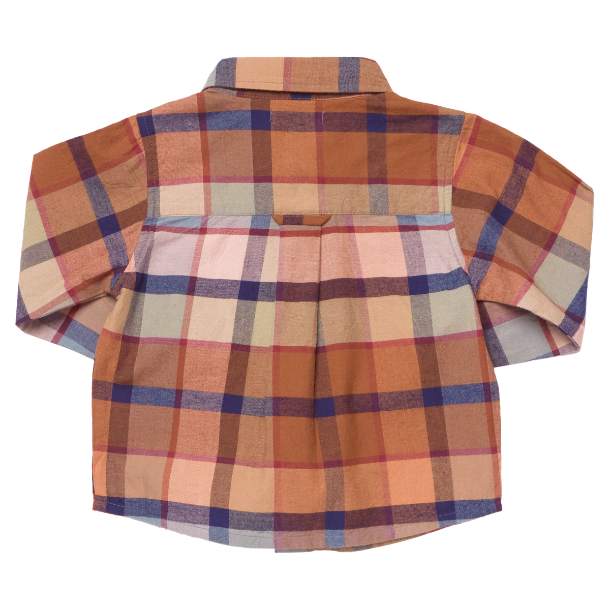 Pink Chicken - Boys Jack Shirt - Hayride Plaid