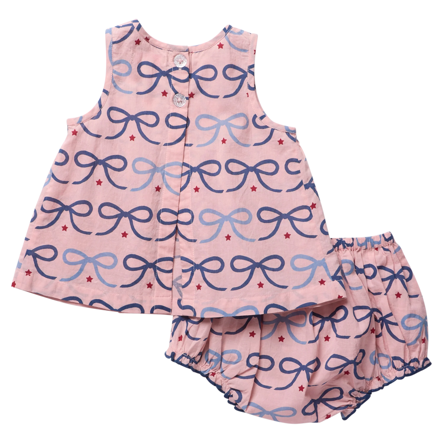 Pink Chicken - Jaipur Two-Piece Set - Pink Bows