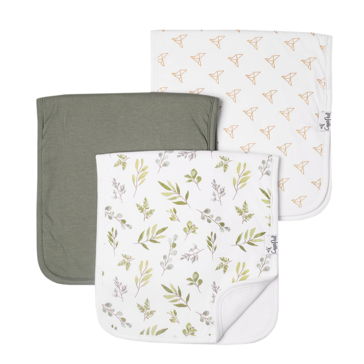 Copper Pearl -Haven Burp Cloth (3 Pack)