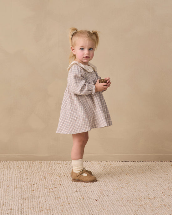 Quincy Mae - Callie Dress || Blue Gingham