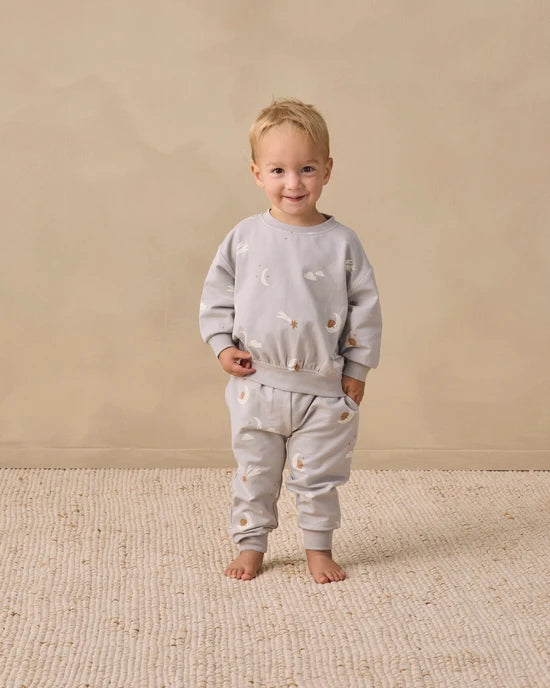 Quincy Mae - Relaxed Sweatshirt || Sky Friends