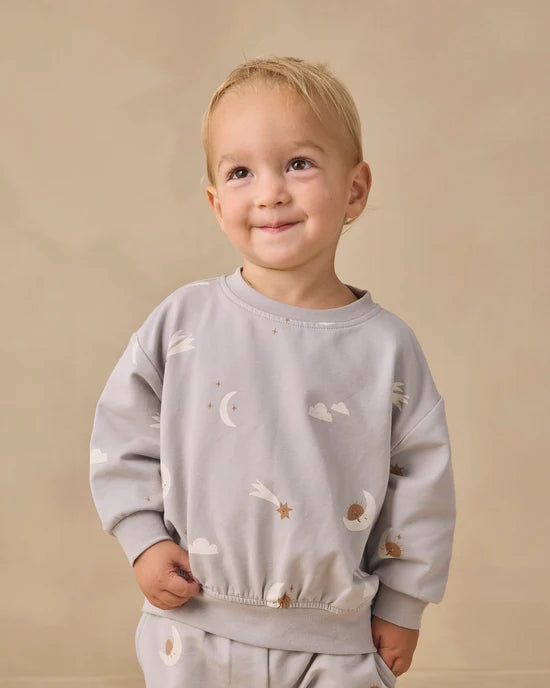 Quincy Mae - Relaxed Sweatshirt || Sky Friends