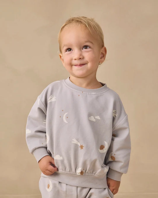 Quincy Mae - Relaxed Sweatshirt || Sky Friends