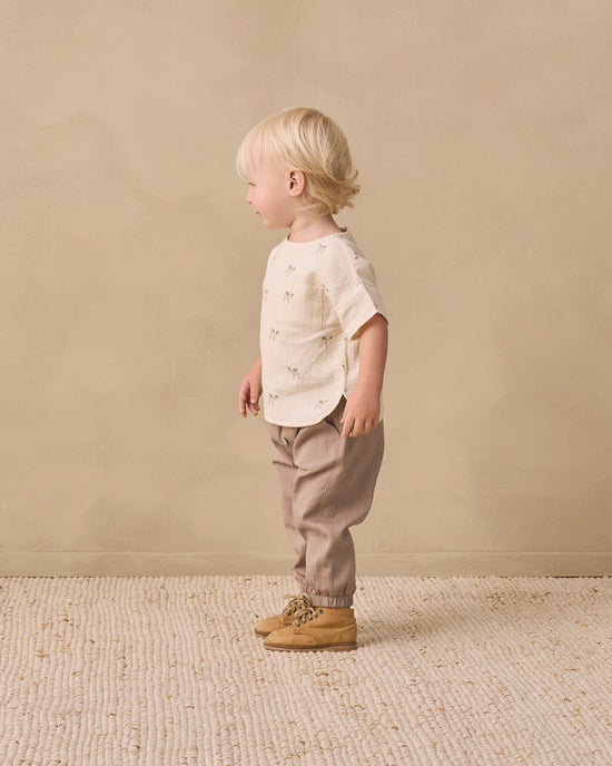 Quincy Mae - Giovani Pant || Almond