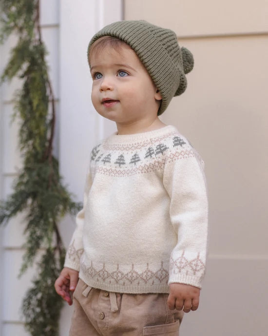 Quincy Mae - Beanie Hat || Spruce