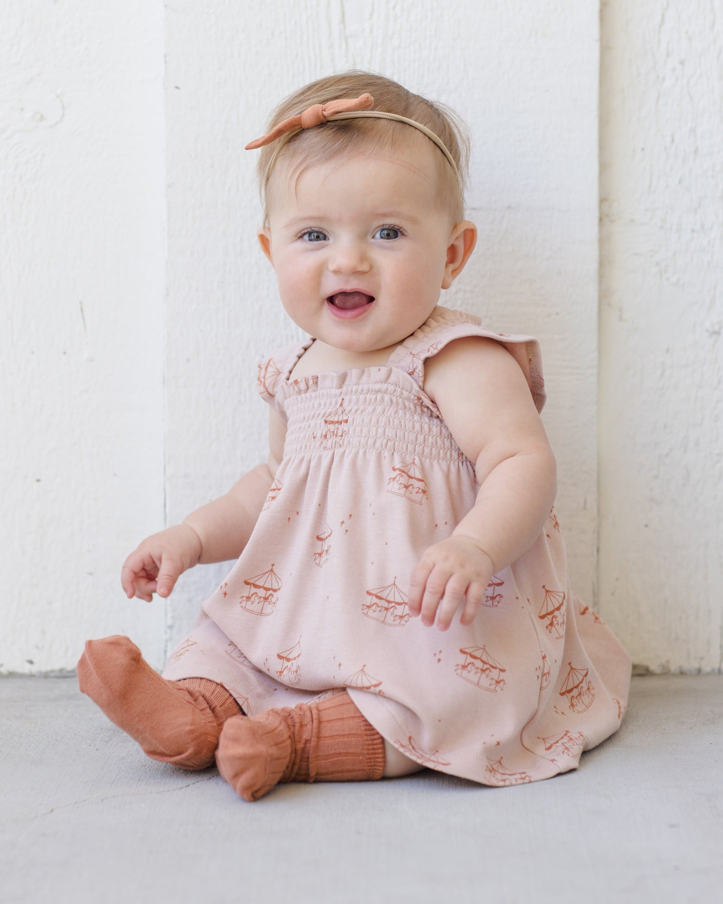 Quincy Mae - Smocked Jersey Dress || Carousel