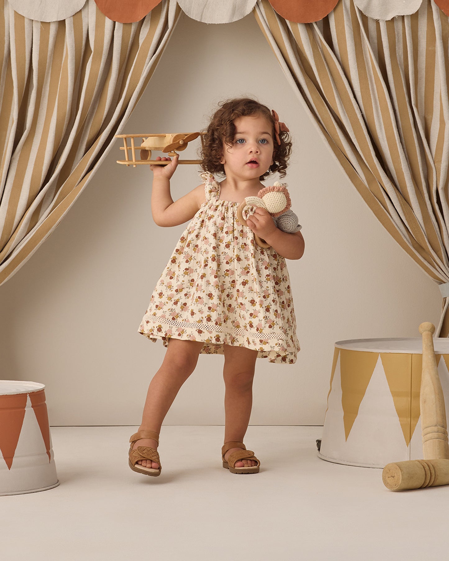 Quincy Mae - Ruffle Tank Dress || Bloom