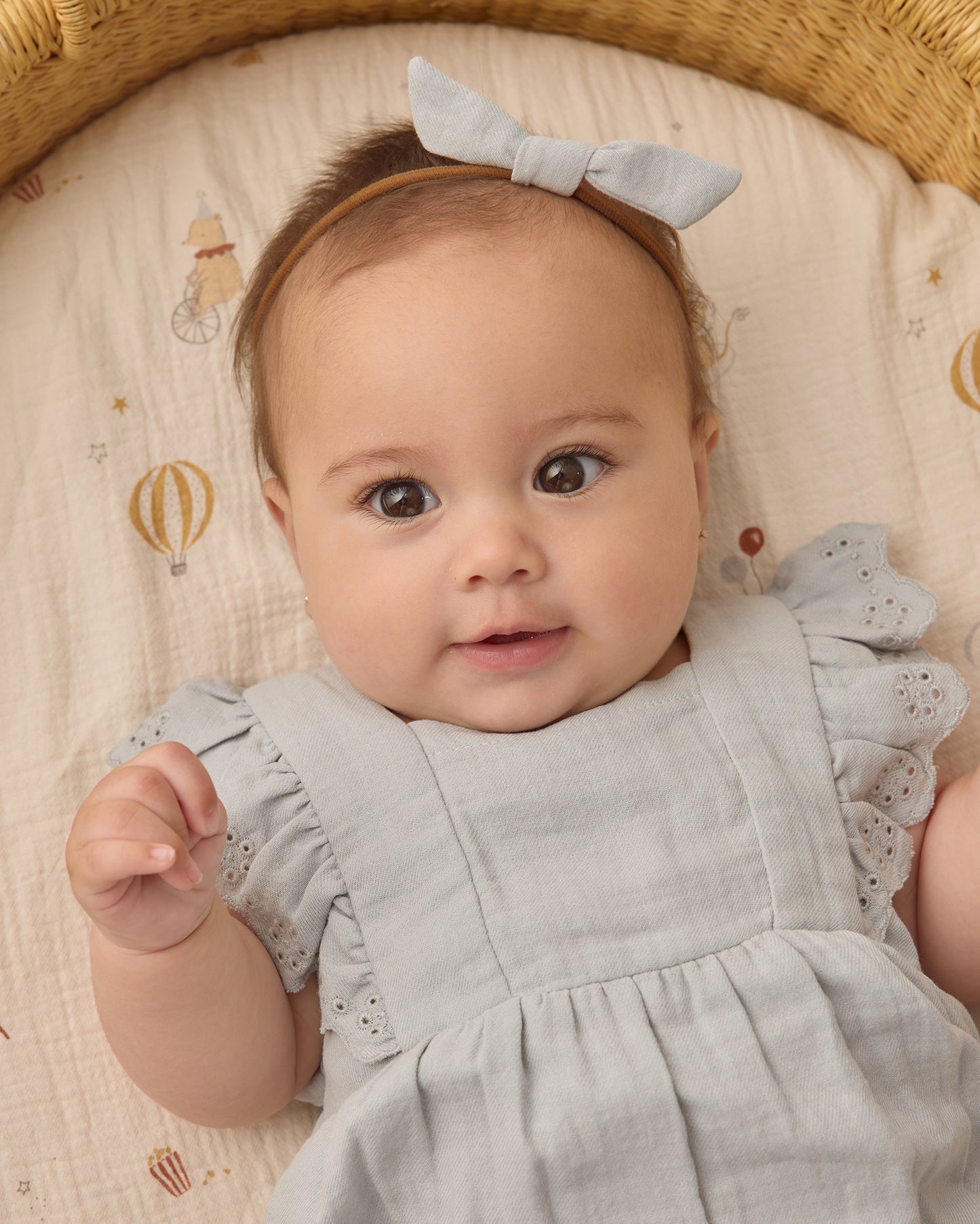 Quincy Mae - Little Knot Headband || Sky