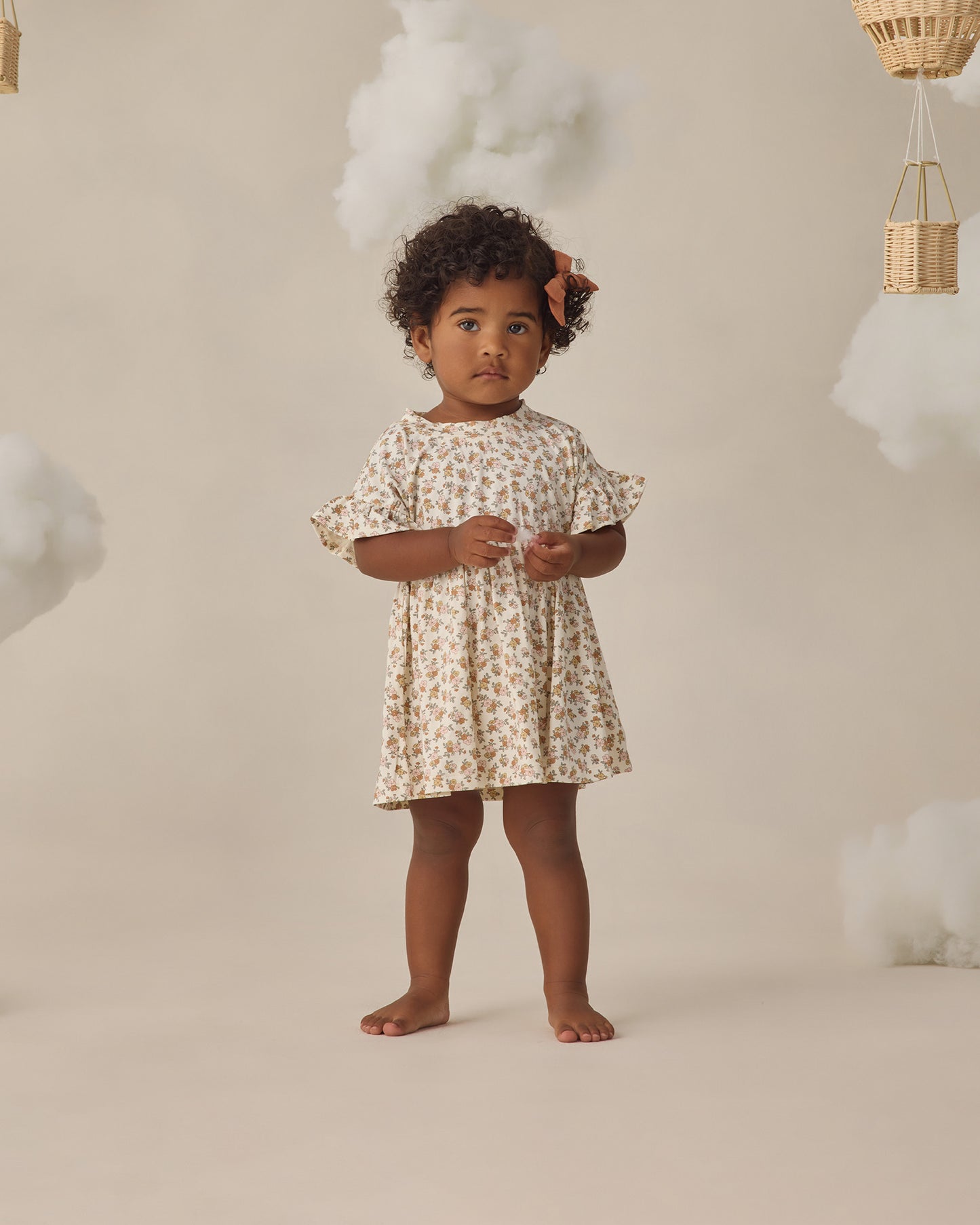 Quincy Mae - Bamboo Babydoll Dress || Wildflower