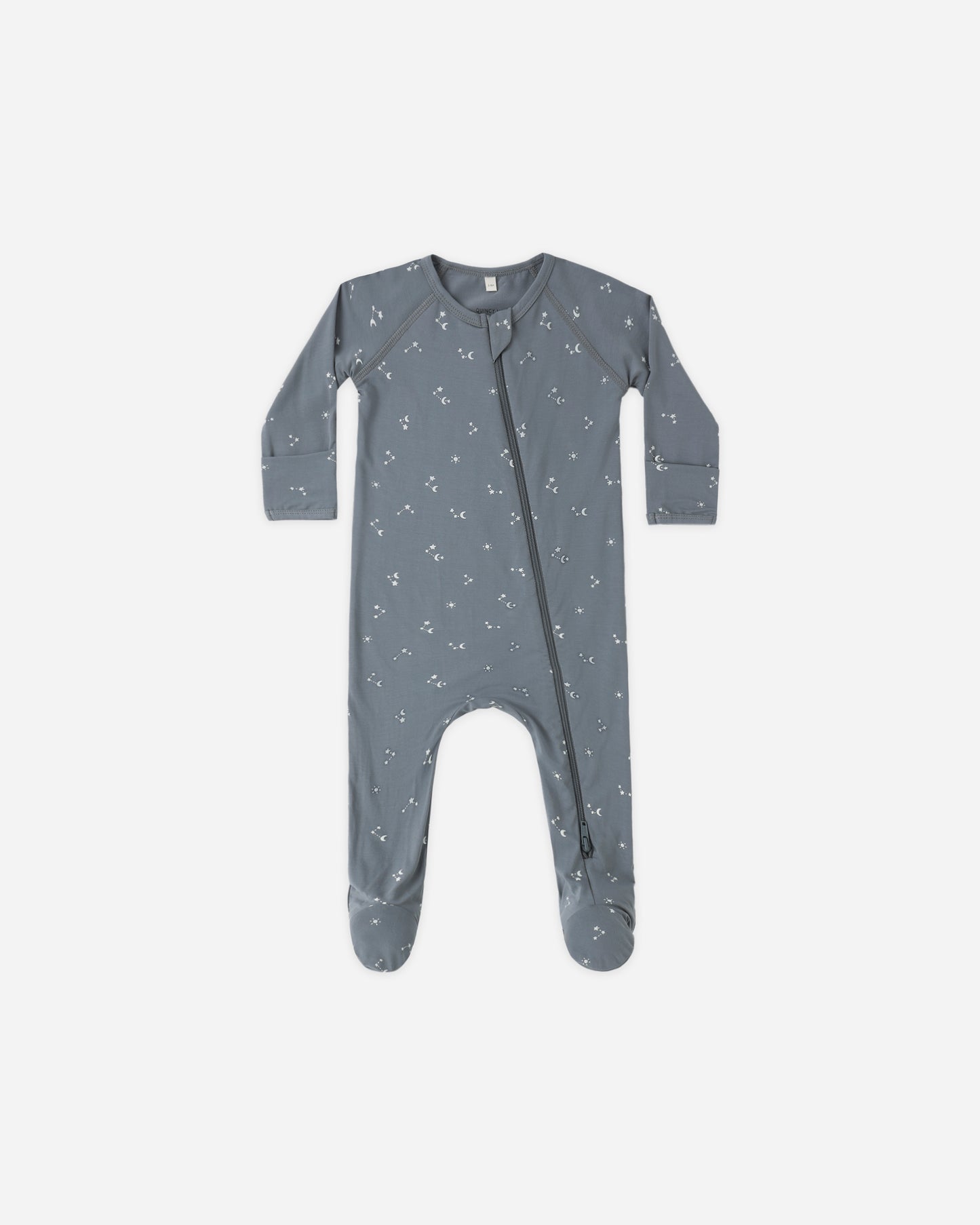 Quincy Mae - Bamboo Zip Footie || Starlight